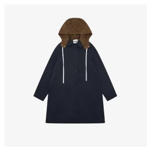 Miu Miu Single-Breasted Glossy Trench Coat Front view