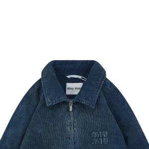 Miu Miu Washed Corduroy Padded Jacket