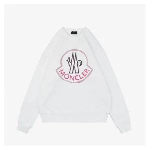 Moncler 3D Puff Logo Crewneck Sweatshirt Front view