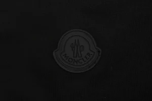 Moncler 3D Puff Logo Print Crewneck Sweatshirt Black Brand label