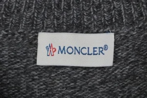 Moncler Arm Pocket Crewneck Wool Blend Sweater Brand label