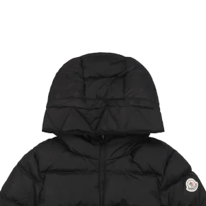 Moncler Avoce Short Slim-Fit Hooded Down Jacket Black