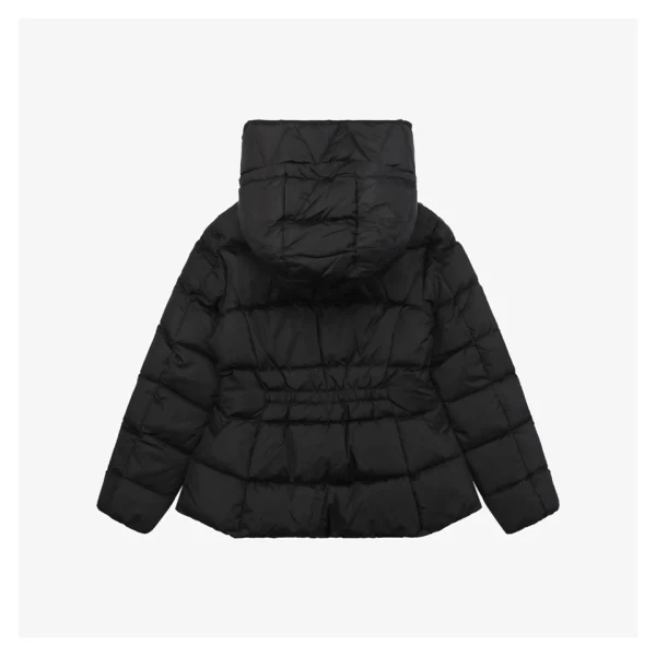 Moncler Avoce Short Slim-Fit Hooded Down Jacket Black Back view