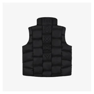 Moncler Christopher Raxxy 3D Quilted Down Vest Black Back view
