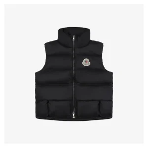 Moncler Christopher Raxxy 3D Quilted Down Vest Black Front view