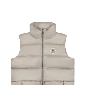 Moncler Christopher Raxxy 3D Quilted Down Vest Grey