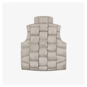 Moncler Christopher Raxxy 3D Quilted Down Vest Grey Back view