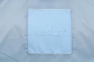 Moncler Cyclone Detachable Sleeve Hooded Down Jacket Brand label