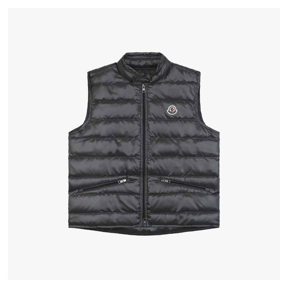 Moncler Gui Quilted Lightweight Down Vest Front view