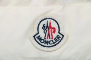 Moncler Hede Hooded Lightweight Down Jacket #506 White Brand label