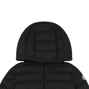 Moncler Hede Hooded Lightweight Down Jacket #506 Black