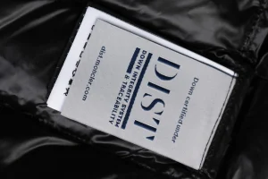 Moncler Hede Hooded Lightweight Down Jacket #506 Black Wash label