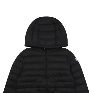 Moncler Hede Hooded Lightweight Down Jacket #506 Black
