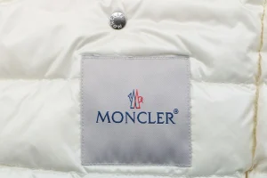 Moncler Hede Hooded Lightweight Down Jacket #506 White Brand label