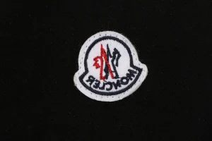 Moncler Logo Drawstring Wool-Blend Tapered Pants Black Brand