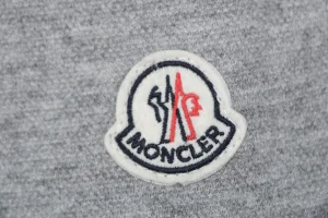 Moncler Logo Drawstring Wool-Blend Tapered Pants Grey Brand