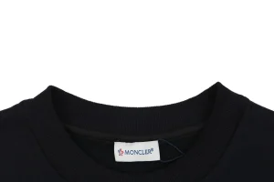 Moncler Pocket Crewneck Sweatshirt Collar