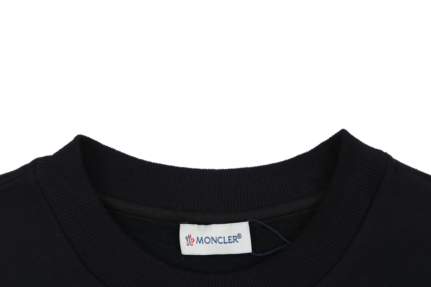 Moncler Pocket Crewneck Sweatshirt Collar