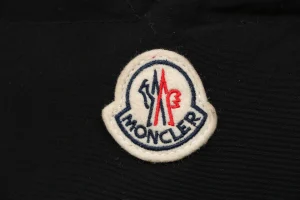 Moncler Rouge Hooded Down Jacket #MX-30 Black Brand label