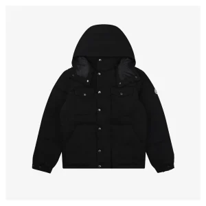 Moncler Rouge Hooded Down Jacket #MX-30 Black Front view