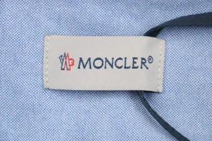 Moncler Signature Embroidered Pocket Shirt Brand label