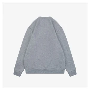 Moncler Small Logo Crewneck Sweatshirt Grey Back view