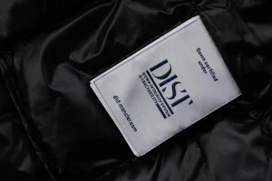 Moncler Suyenne Hooded Mid-Length Down Jacket Wash label