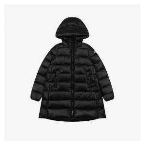Moncler Suyenne Hooded Mid-Length Down Jacket Front view