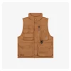 Mxxcler Tongass Utility Down Vest #MX-33 (Brown/Black)