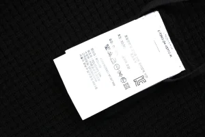 Mxxcler Tricolor Ribbed Collar Crewneck Knit Sweater Wash label