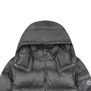Moncler Vouyere Maya 2 Hooded Down Jacket #510 Grey