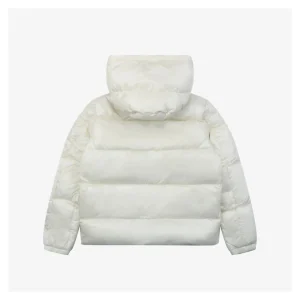 Moncler Vouyere Maya 2 Hooded Down Jacket #510 White Back view