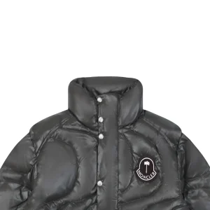 Moncler x Palm Angels Haunani Stand Collar Down Jacket Grey
