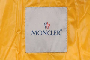 Moncler x Palm Angels Haunani Stand Collar Down Jacket Blue Brand label