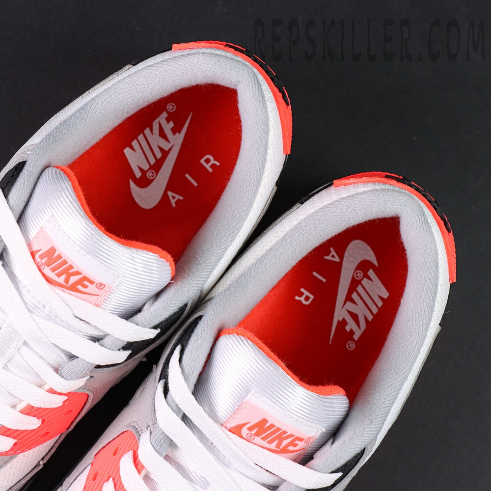 Nike Air Max 90 Infrared 2020 inner lining and insole Nike Air logo