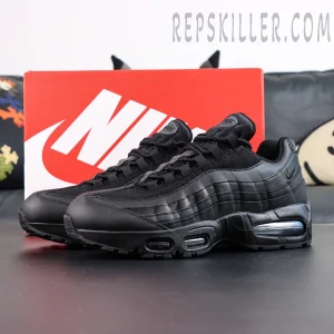Nike Air Max 95 OG Black Anthracite displayed with shoe box in background