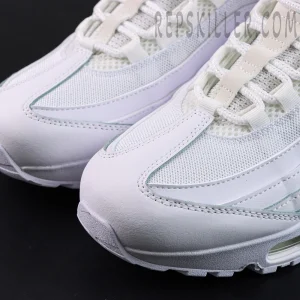 Nike Air Max 95 OG White Pure Platinum front toe close-up