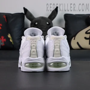 Nike Air Max 95 OG White Pure Platinum heel view with Nike Air branding