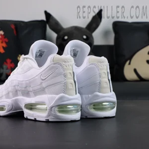 Nike Air Max 95 OG White Pure Platinum rear three-quarter view