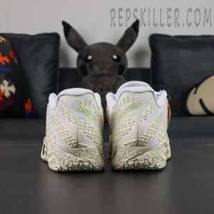 Nike Ja 3 EP “Sound Check” rear view with aligned heels highlighting stability-focused structure