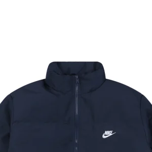 Nike Swoosh Stand Collar Down Jacket Blue