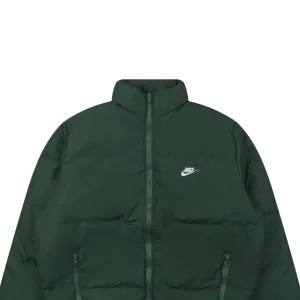Nike Swoosh Stand Collar Down Jacket Green