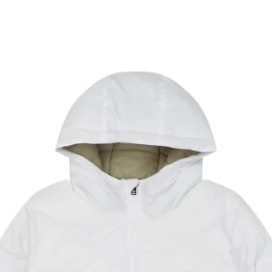 Nike Windrunner Diagonal Quilted Hooded Down Jacket White