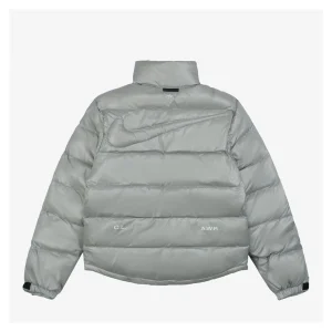 Nike x Drake NOCTA Stand Collar Down Jacket Grey Back view
