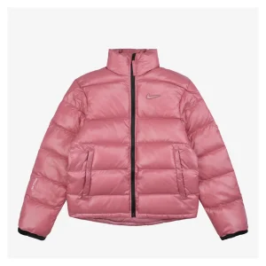 Nike x Drake NOCTA Stand Collar Down Jacket Pink Front view