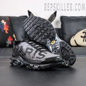 Nike Air Max Plus outsole detail with rubber traction and Tuned Air structure