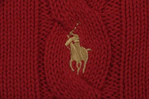 Ralph Lauren Pony Embroidered Cable-Knit Crewneck Sweater Brand