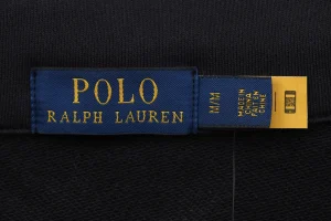 Ralph Lauren Pony Logo Half-Zip Polo Sweatshirt Brand label