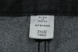 Ralph Lauren RR Leather Patch Selvedge Denim Jeans brand label