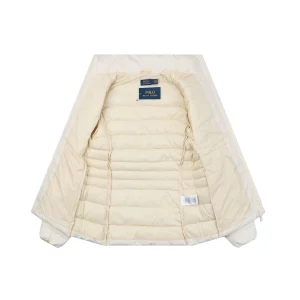 Ralph Lauren Women’s Quilted Pony Logo Down Jacket Lining